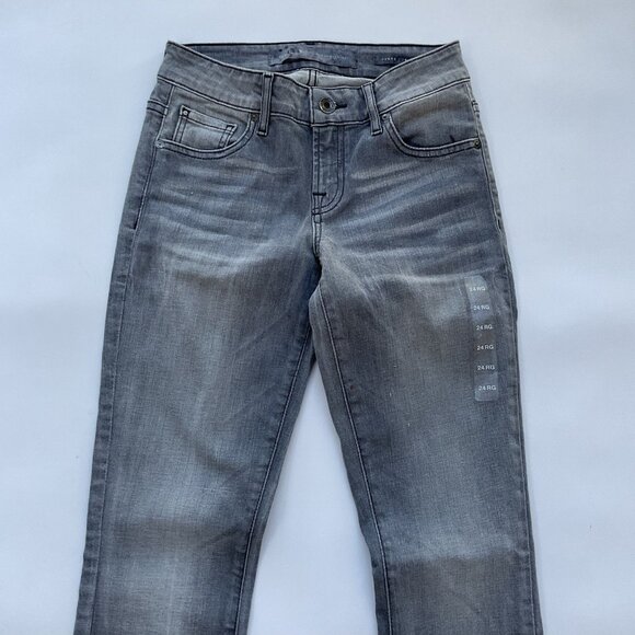 Guess Mid Rise Power Curvy Skinny Jeans In Create Wash Size 24 - Picture 4 of 11